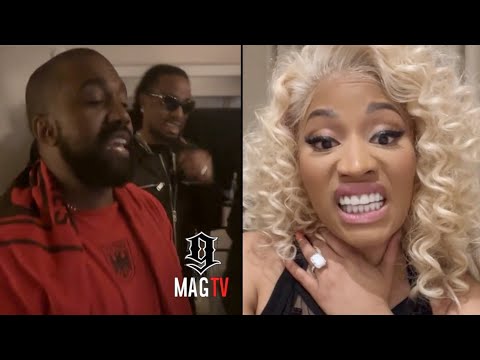 Kanye West Responds To Nicki Minaj Not Clearing A Verse For His "New Body" Song! 😡