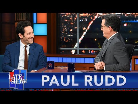 Stephen Reunites With The Sexiest Man Alive, Paul Rudd