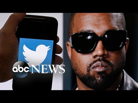 Kanye West’s Twitter account suspended after antisemitic remarks l ABC News