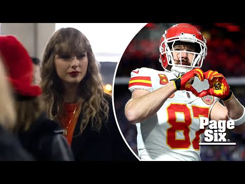 Smitten Taylor Swift swoons over Travis Kelce with pals during Chiefs vs. Ravens game