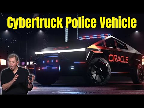 Oracle Teases Tesla Cybertruck Police Vehicle Coming Soon