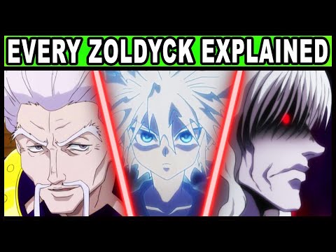 Every Zoldyck Family Member and Their Powers Explained! | Hunter x Hunter / HxH All Zoldycks Nen