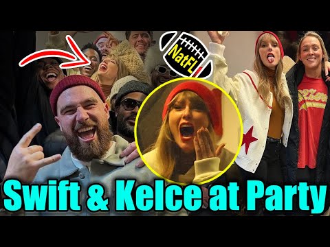So Sweet! Taylor Swift & Travis Kelce attended Chiefs' Celebration Party on Sunday night