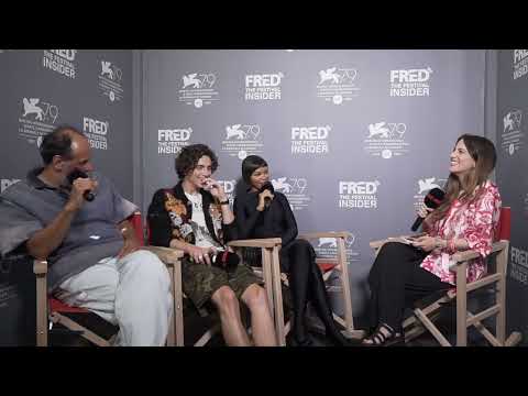 Luca Guadagnino, Timothée Chalamet, Taylor Russell - BONES AND ALL - #Venezia79