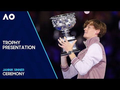 Men's Singles Ceremony | Jannik Sinner v Daniil Medvedev | Australian Open 2024 Final