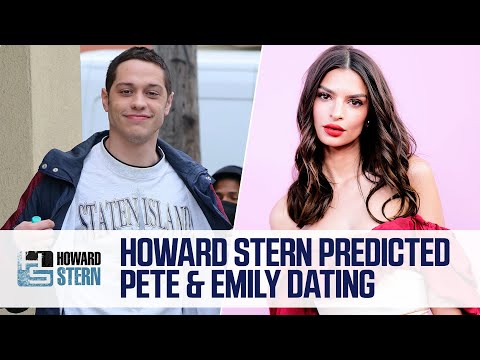 Howard Predicted Pete Davidson and Emily Ratajkowski Would Date
