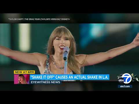Taylor Swift concert registered as earthquake in Los Angeles