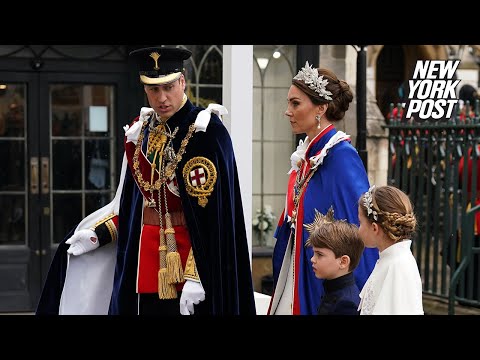 Kate, William arrive at coronation: Princess stuns in Alexander McQueen dress, royal jewels