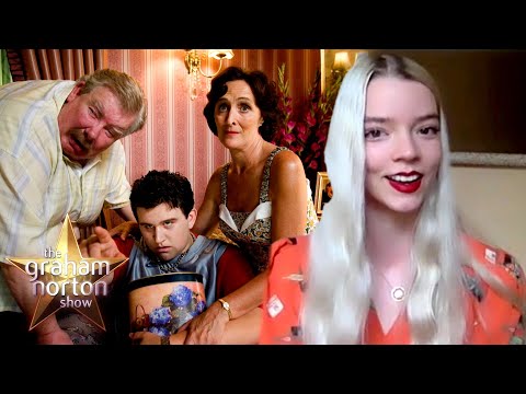 The Queens Gambit' Anya Taylor-Joy Learnt English By Reading Harry Potter | The Graham Norton Show