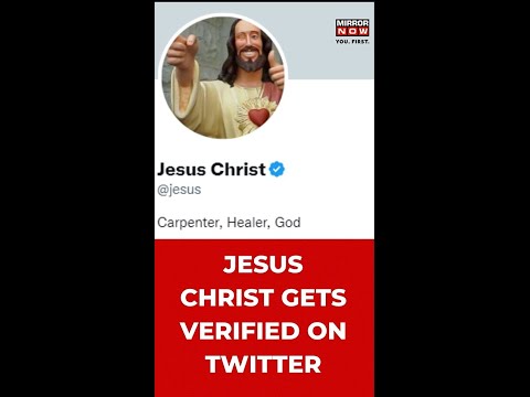 Twitter Blue Tick |Jesus Christ Verified On Twitter, Asks 'Why The Assumption I am Fake' #shorts