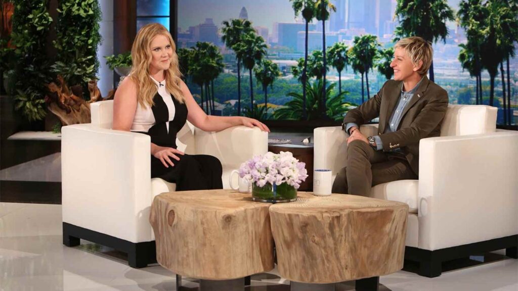 Amy Schumer at Ellen