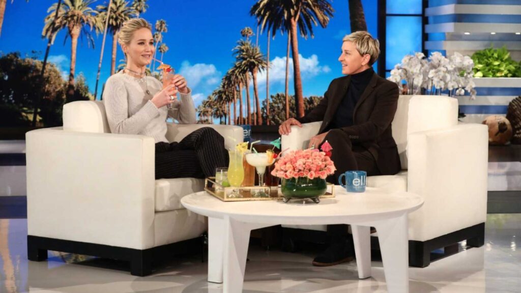 jennifer lawrence at ellen