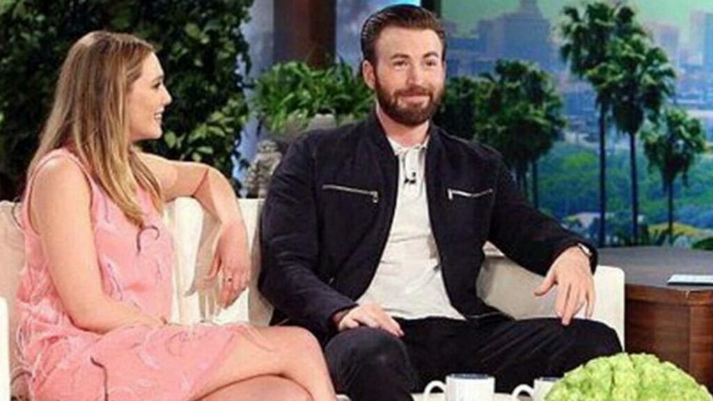 Chris Evans and Elizabeth Olsen