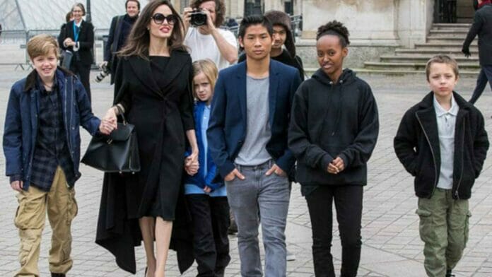 Angelina Jolie kids adopted