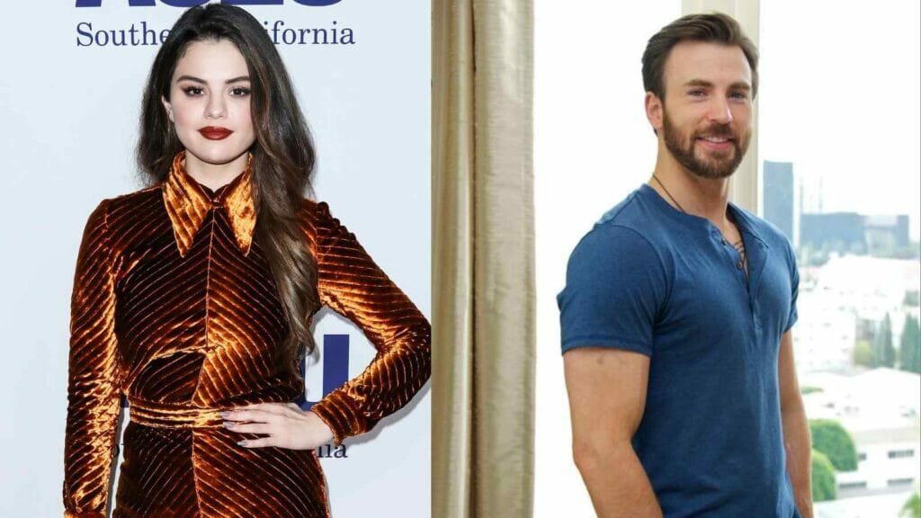 Selena Gomez and Chris Evans