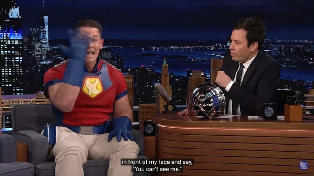 John Cena and Jimmy Fallon