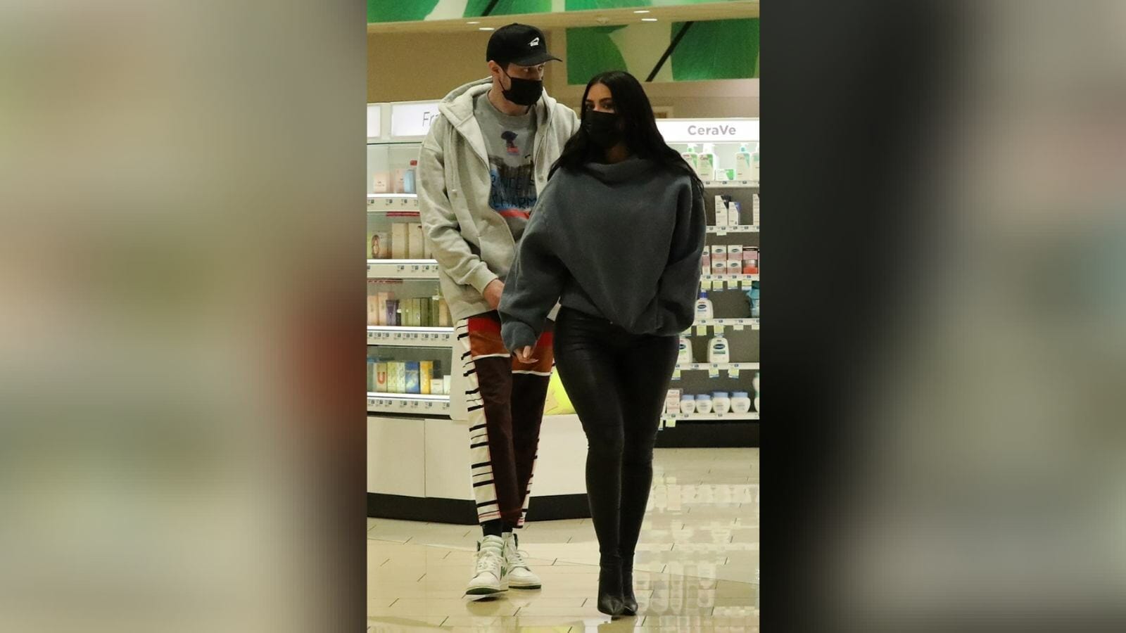 Pete Davidson an Kim Kardashian spotted together