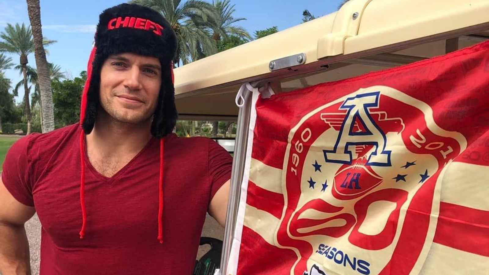 Cavill is a Chiefs fan