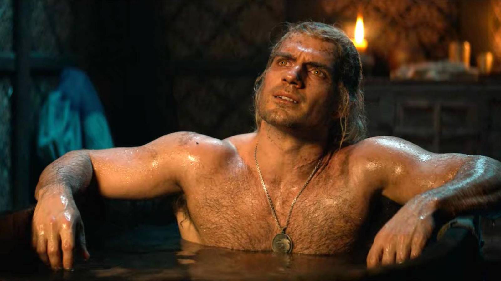 The Witcher: bathtub scene