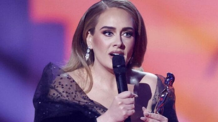 Adele at Brits 2022