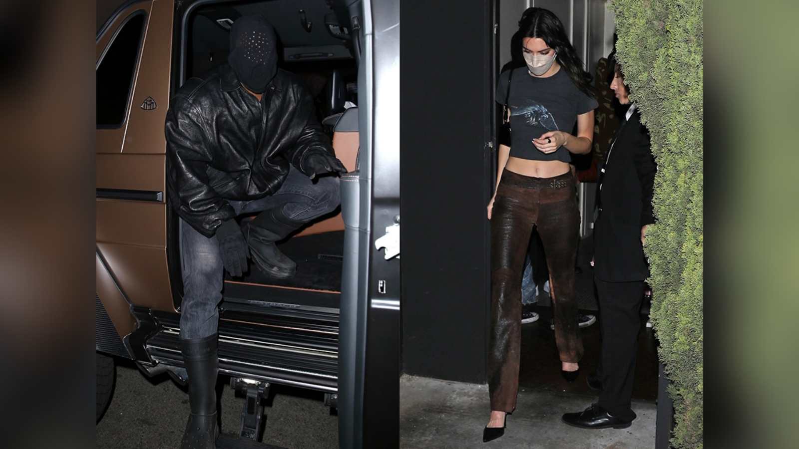 Kendall Jenner at Kanye's listening party