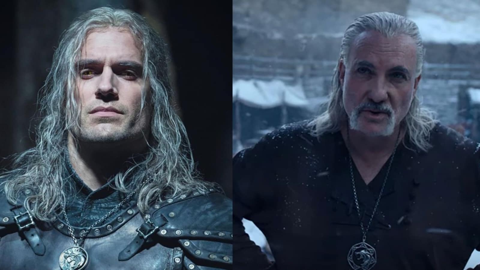 Geralt and Vesemir from The Witcher