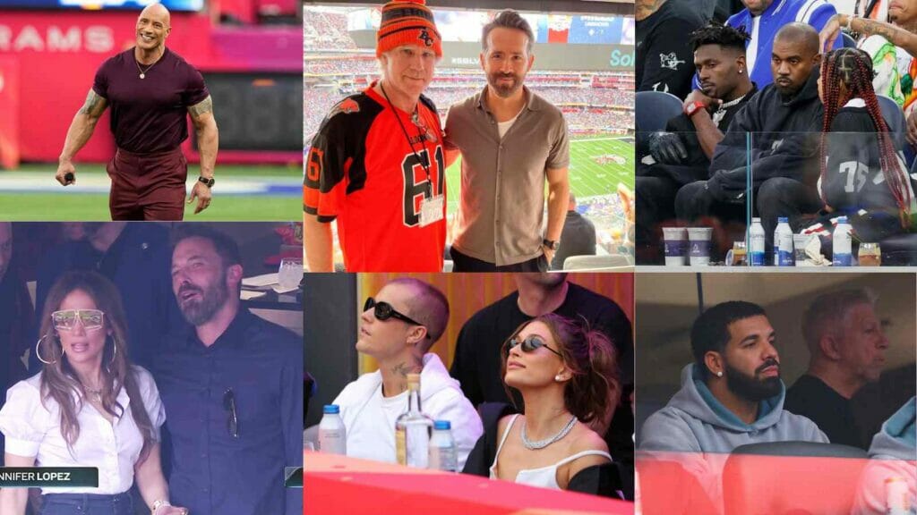 Celebs at Super Bowl