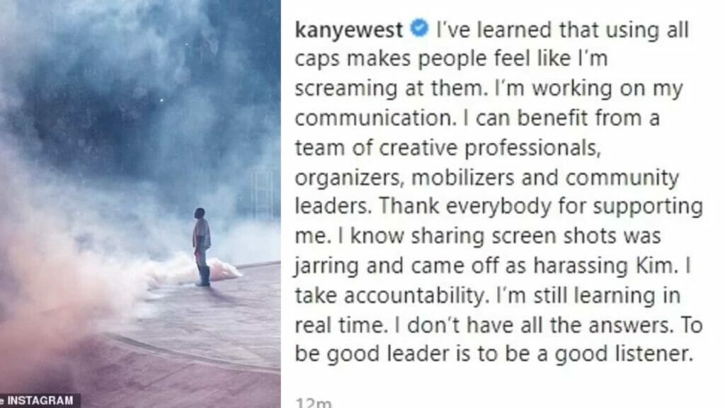 Kanye West Admits Harassing Kim Kardashian 
