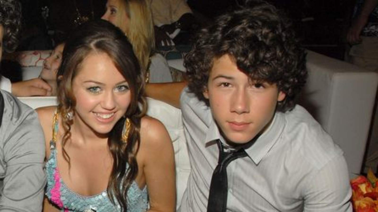 Miley Cyrus and Nick Jonas