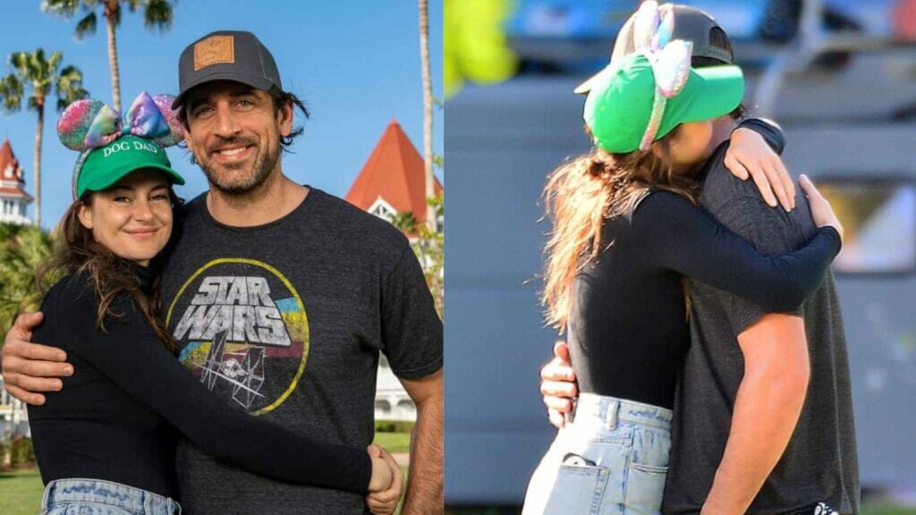 See Shailene Woodley and Aaron Rodgers Showing PDA in Arkansas Photo