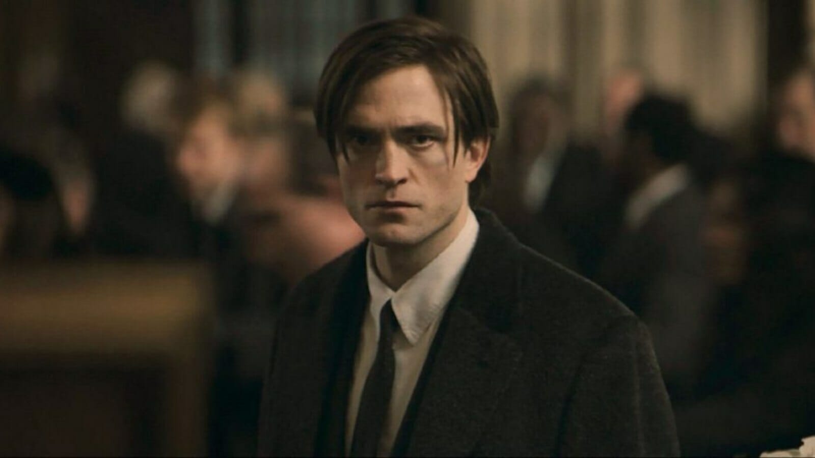 Robert Pattinson As Bruce Wayne in the film