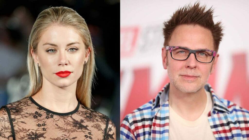 Jennifer Holland and James Gunn