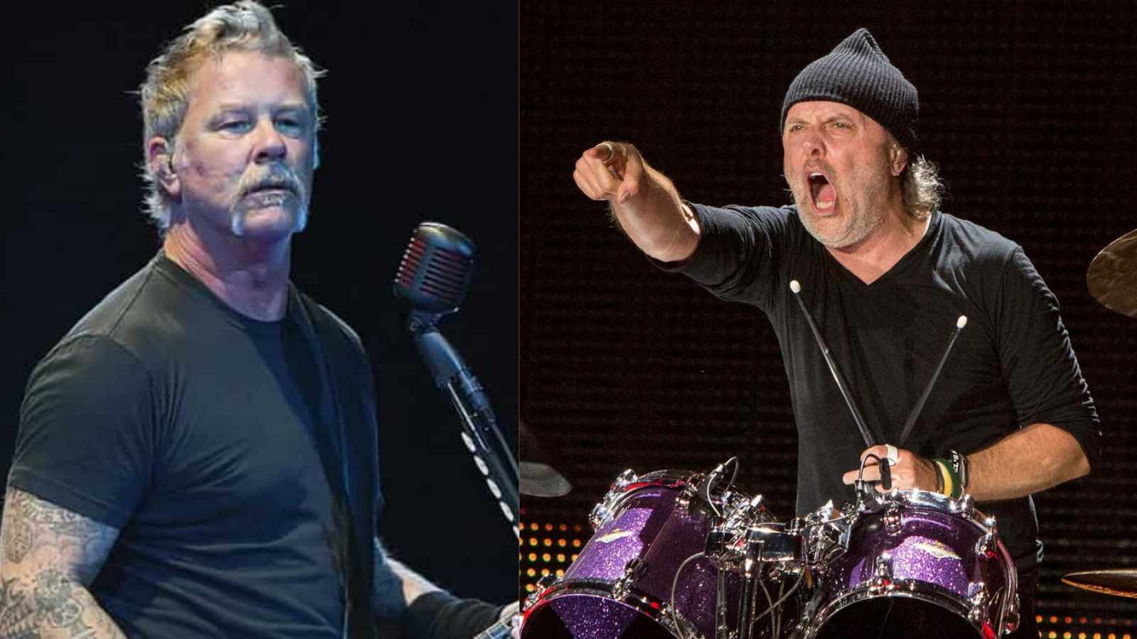 James Hetfield and Lars Ulrich