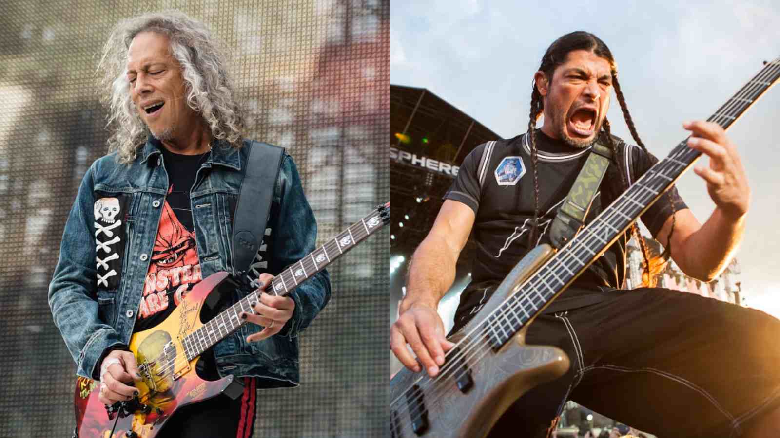 Kirk Hammett and Robert Trujillo