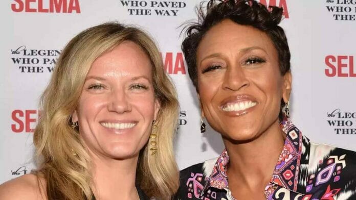 Amber Laign and Robin Roberts