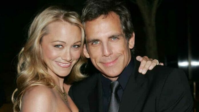 Ben Stiller and Christine Taylor