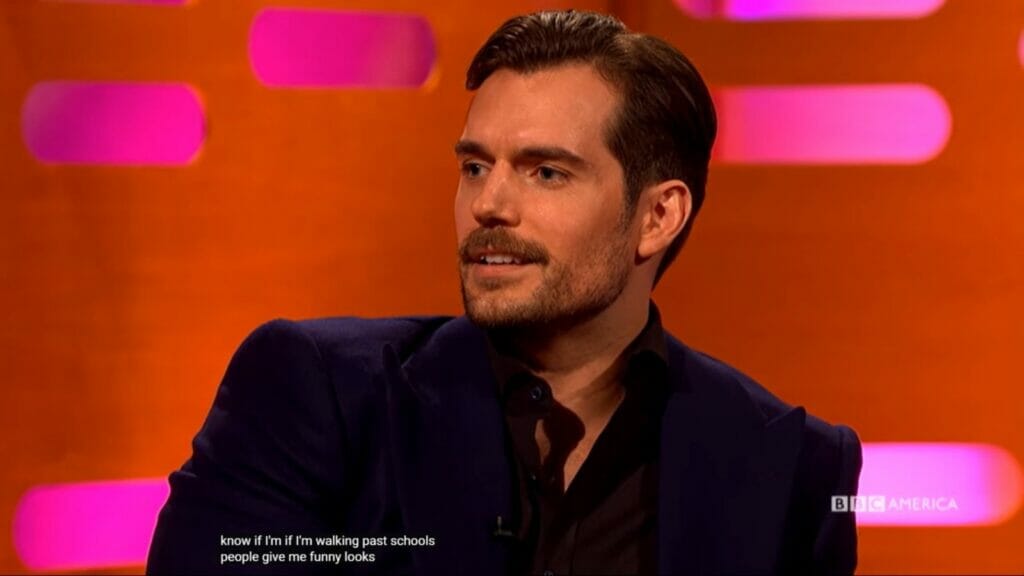 Henry Cavill at The Graham Norton Show