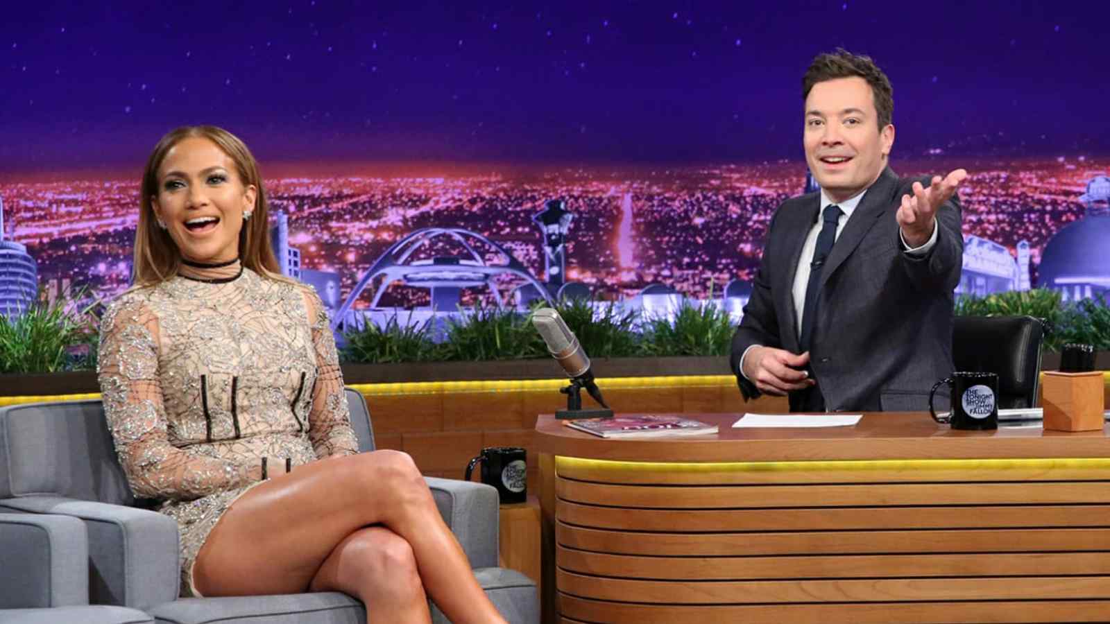 Jennifer Lopez on Jimmy Fallon's show