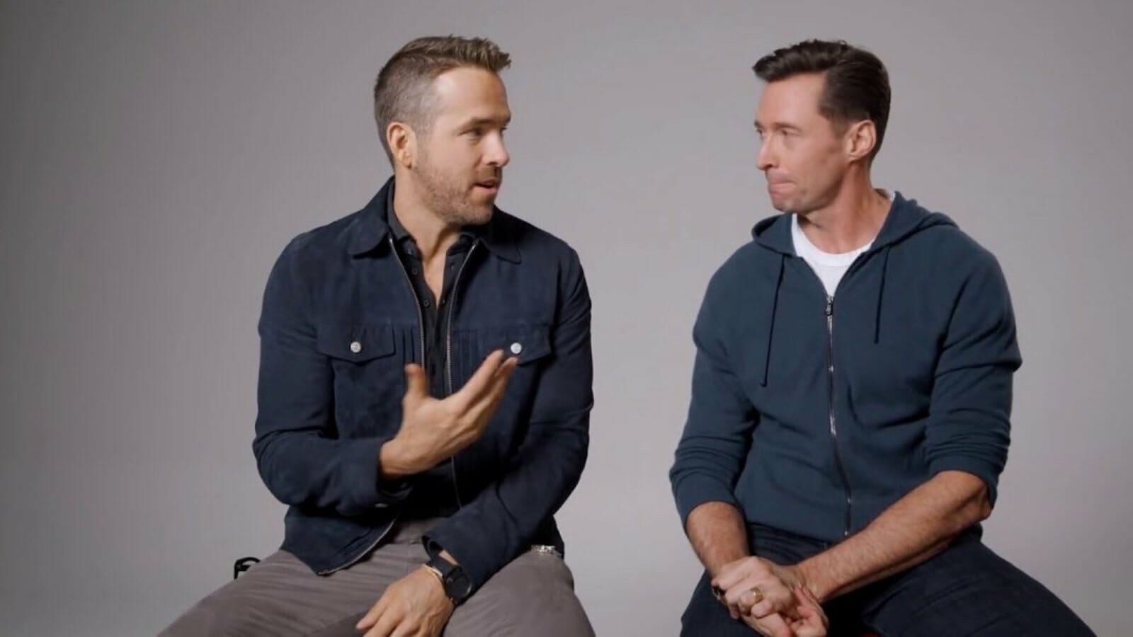 Ryan Reynolds and Hugh Jackman