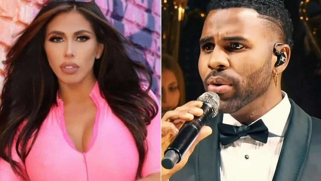 Carmen Ortega and Jason Derulo