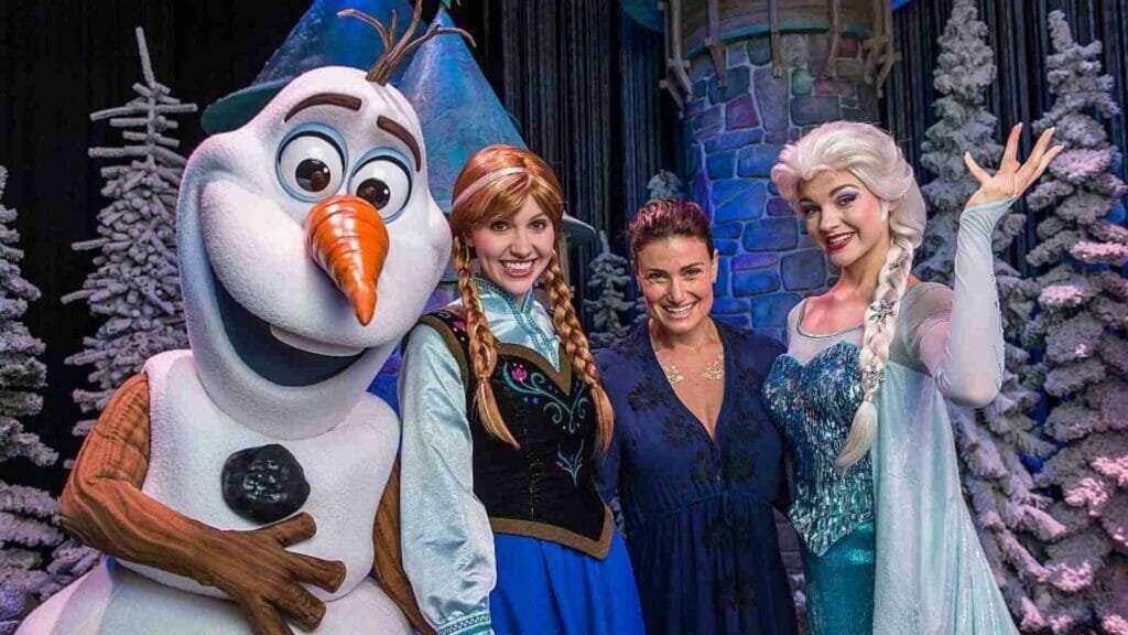 Idina Menzel on Frozen's Sets