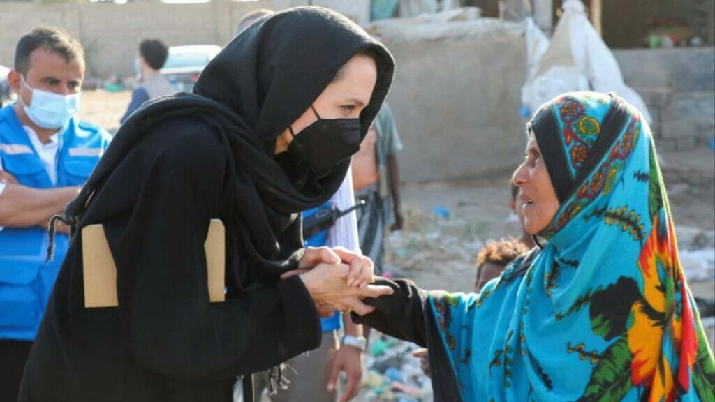 Angelina Jolie in Aden