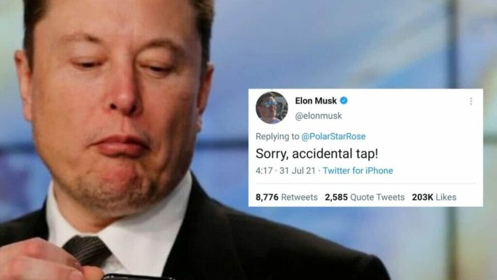 Snap of Elon Musk's Twitter Mishaps