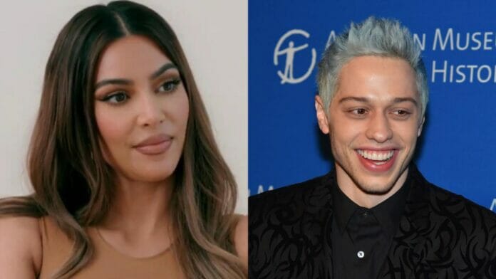 Kim Kardashian and Pete Davidson