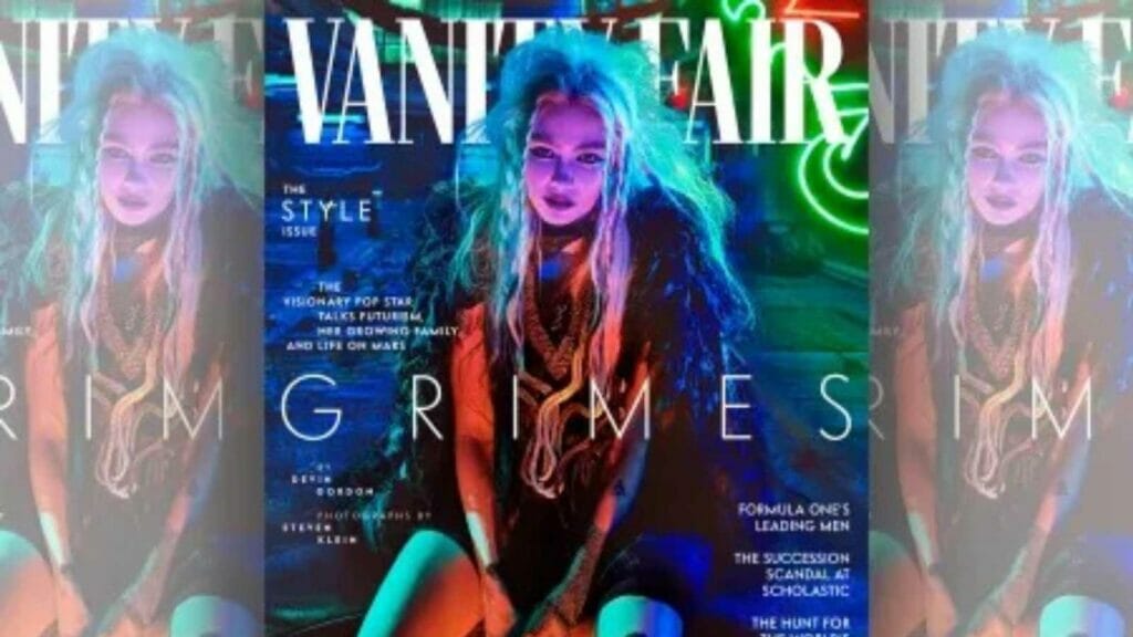 Grimes on the Cover of Vanity Fair