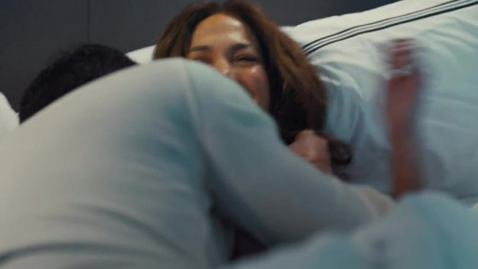 Lopez and Affleck in a scene from the music video