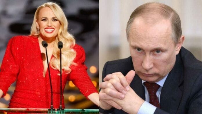 Rebel Wilson Calls Out Putin at The BAFTA