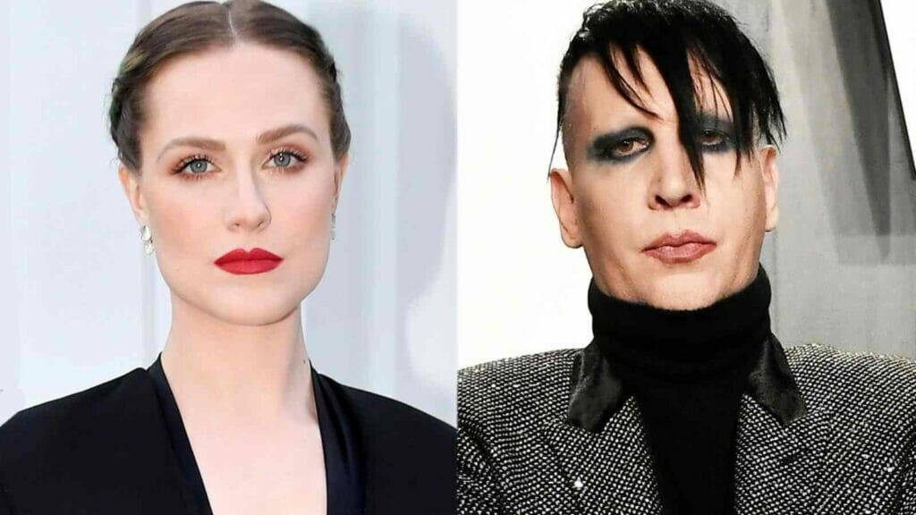 Evan Rachel Wood and Marilyn Manson