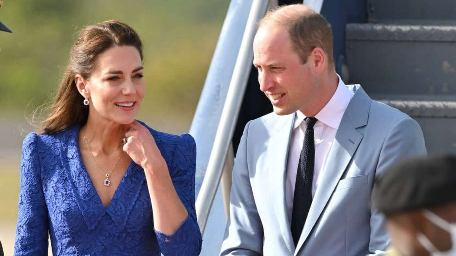 The Duke and Duchess touchdown in Belize 