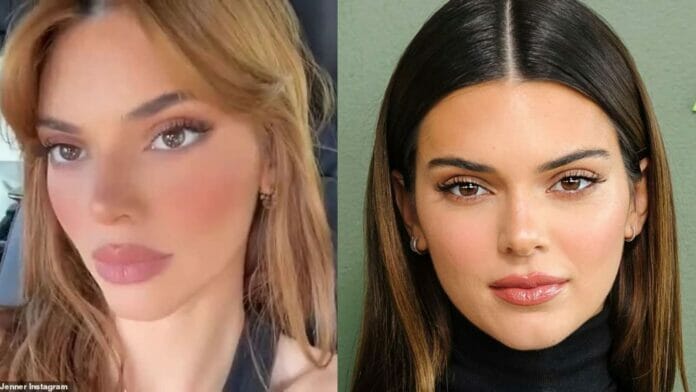 Kendall Jenner Extra Puffy Lips